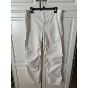 Peace of cloth white long pants.  Size 10